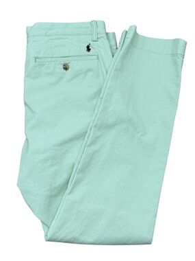 Polo Ralph Lauren The Polo Chino Pants – Mint Green Stretch Slim Fit 34x34